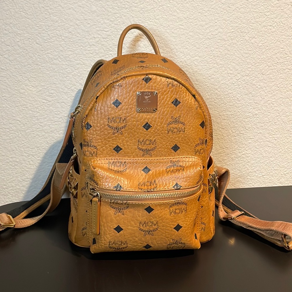 Mcm Mini Stark Side Studded Backpack - image 1